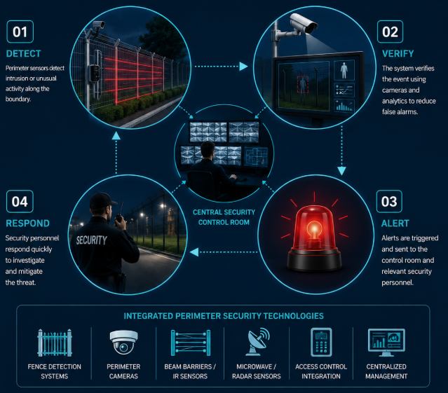 Perimeter Security System Workflow